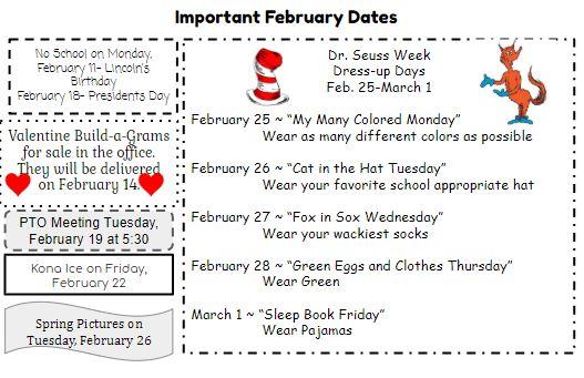 February Dates